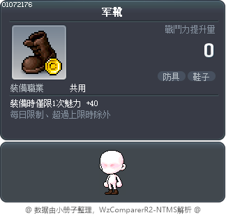 军靴 Tooltip