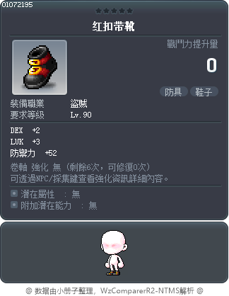 红扣带靴 Tooltip