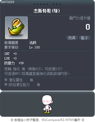 杰斯特鞋(绿) Tooltip