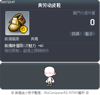 黄劳动皮鞋 Tooltip