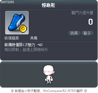 慢跑鞋 Tooltip