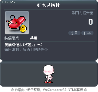 红水灵拖鞋 Tooltip