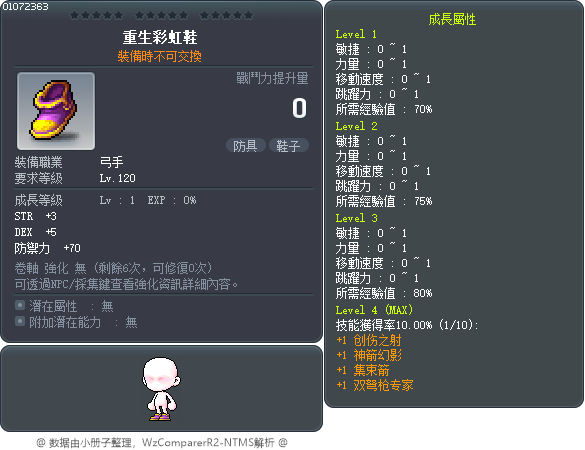 重生彩虹鞋 Tooltip