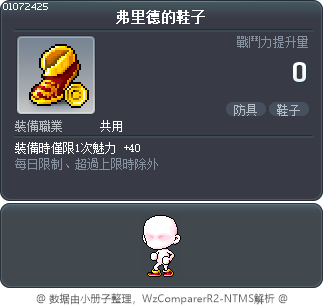 弗里德的鞋子 Tooltip