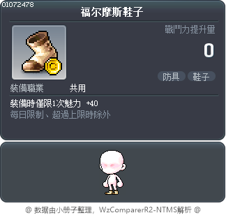福尔摩斯鞋子 Tooltip