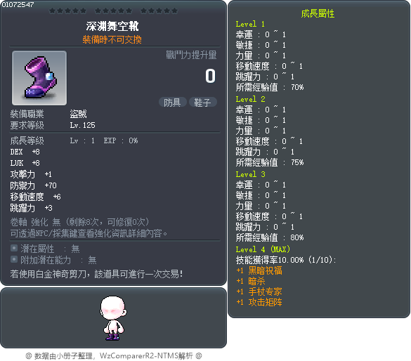 深渊舞空靴 Tooltip