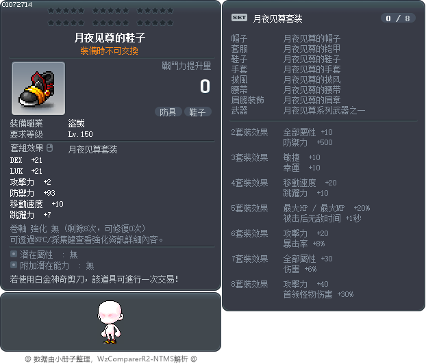 月夜见尊的鞋子 Tooltip