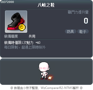 八岐之鞋 Tooltip