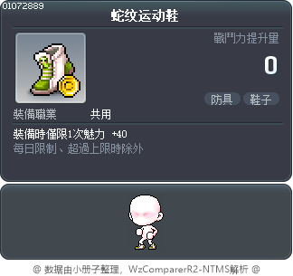 蛇纹运动鞋 Tooltip