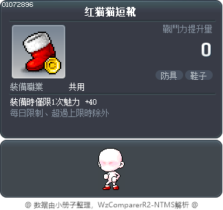 红猫猫短靴 Tooltip
