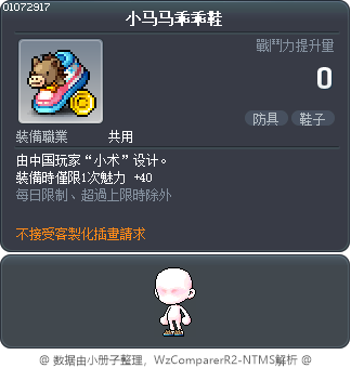 小马马乖乖鞋 Tooltip