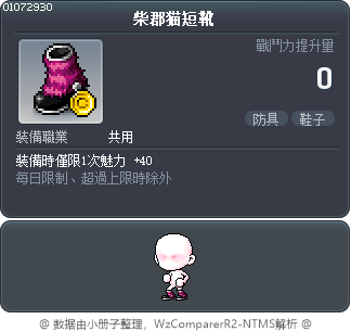 柴郡猫短靴 Tooltip