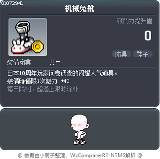 机械兔靴 Tooltip