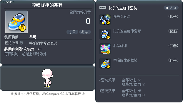 哼唱旋律的舞鞋 Tooltip
