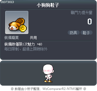 小狗狗鞋子 Tooltip