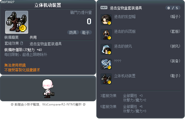 立体机动装置 Tooltip
