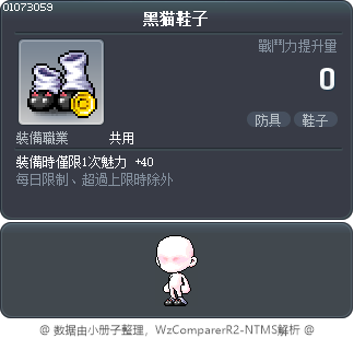 黑猫鞋子 Tooltip