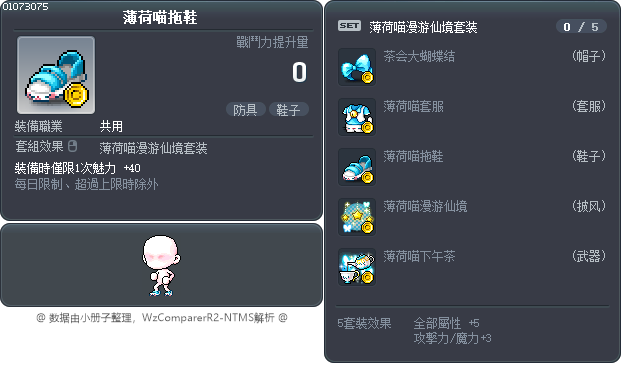薄荷喵拖鞋 Tooltip
