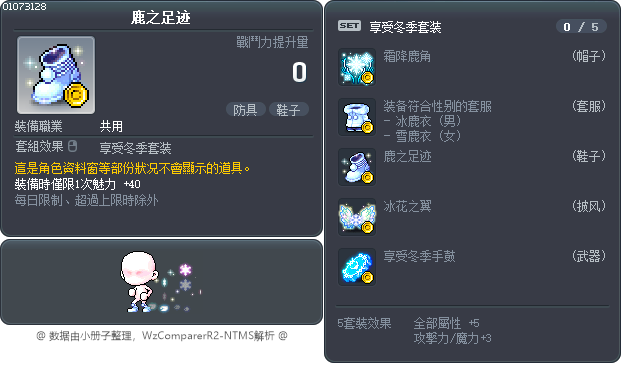 鹿之足迹 Tooltip