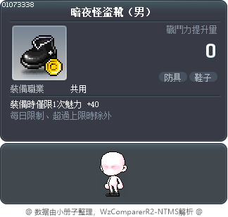 暗夜怪盗靴（男） Tooltip