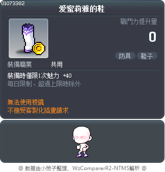 爱蜜莉雅的鞋 Tooltip