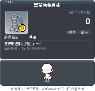 黑茶兔兔睡袜 Tooltip