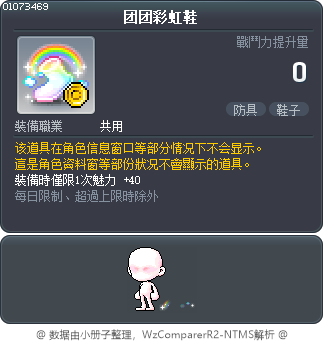 团团彩虹鞋 Tooltip