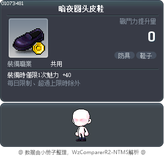 暗夜圆头皮鞋 Tooltip