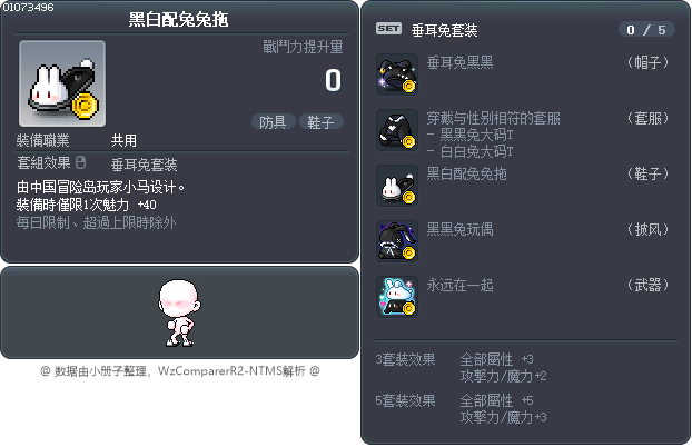 黑白配兔兔拖 Tooltip