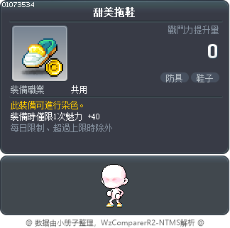 甜美拖鞋 Tooltip