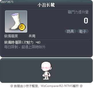 小丑长靴 Tooltip