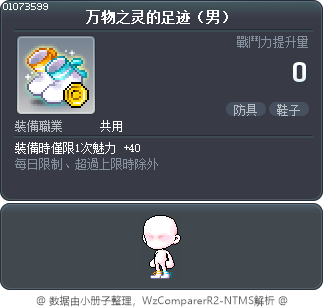 万物之灵的足迹（男） Tooltip