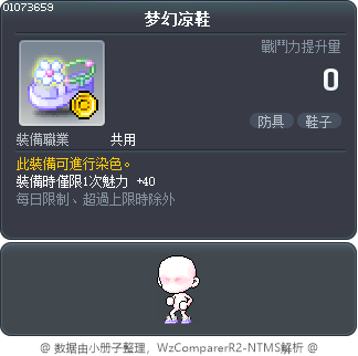 梦幻凉鞋 Tooltip