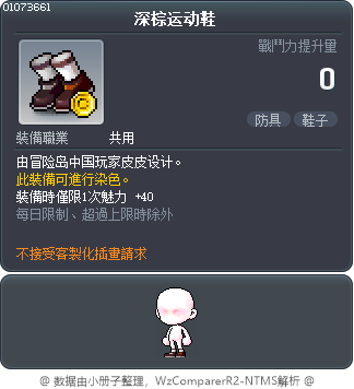 深棕运动鞋 Tooltip