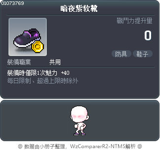 暗夜紫软靴 Tooltip