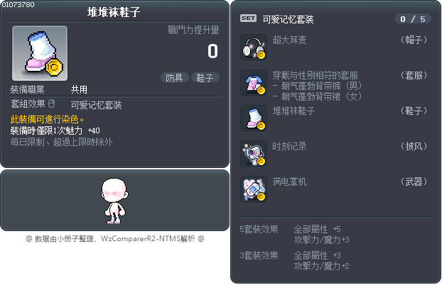 堆堆袜鞋子 Tooltip