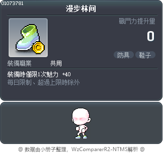 漫步林间 Tooltip