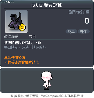 成功之精灵短靴 Tooltip