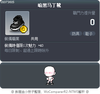 暗黑马丁靴 Tooltip