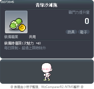 青绿沙滩拖 Tooltip