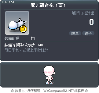 家居静音拖（蓝） Tooltip