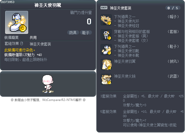 神圣天使羽靴 Tooltip