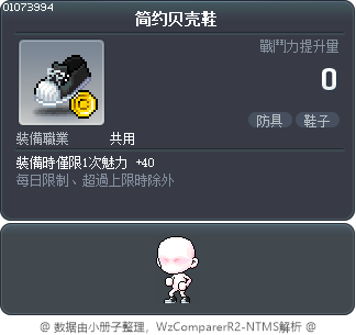 简约贝壳鞋 Tooltip