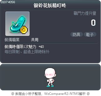 银铃花妖精叮咚 Tooltip