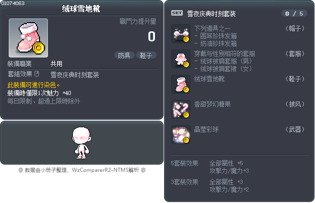绒球雪地靴 Tooltip