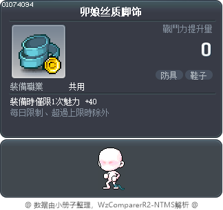 卯娘丝质脚饰 Tooltip