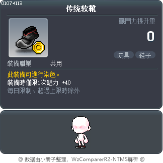 传统软靴 Tooltip