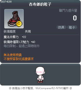 杏寿郎的鞋子 Tooltip