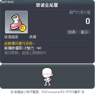 碧波金尾履 Tooltip