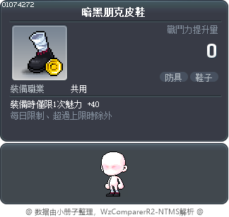暗黑朋克皮鞋 Tooltip